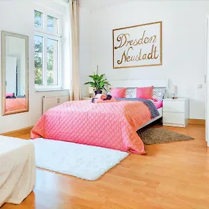 Apartament Bis 6 Personen - Helle, Ruhige Whg, 2 Baeder, Dd Neustadt - Lage, Drezno